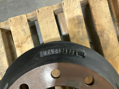 KIC 54242-018A Brake Drum, 16-1/2'' X 9.520'', 10 Hole X 11.250, 8.780'' Pilot