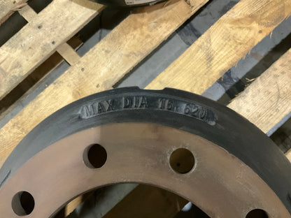 KIC 54242-018A Brake Drum, 16-1/2'' X 9.520'', 10 Hole X 11.250, 8.780'' Pilot