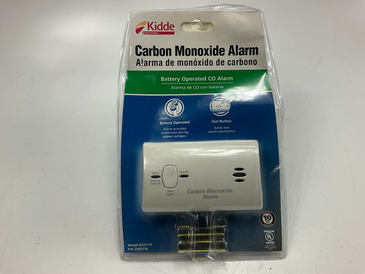 Kidde 21025778 Carbon Monoxide Alarm, Battery Operated