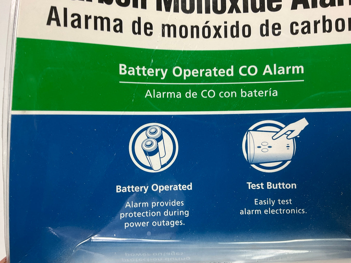 Kidde Carbon Monoxide Detector, Battery Powered CO Alarm With LEDs Test-Reset