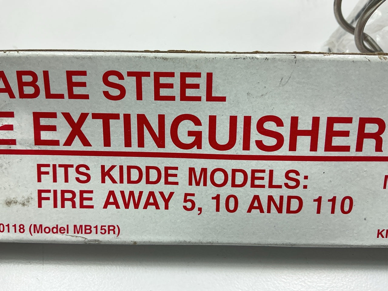 Kidde 420118 Steel Fire Extinguisher Bracket W/ Strap, Fire Away Model: 5,10,110