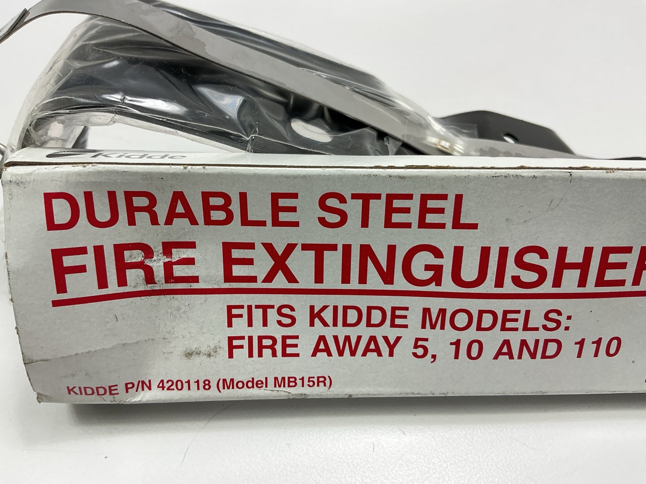 Kidde 420118 Steel Fire Extinguisher Bracket W/ Strap, Fire Away Model: 5,10,110