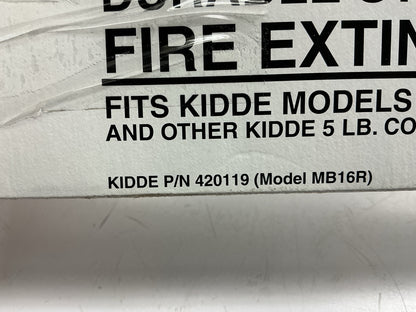 Kidde Fire Extinguisher Bracket FX210, FX340SC-2, FX340GW-2, PRO 4 TCM-9, PRO 5
