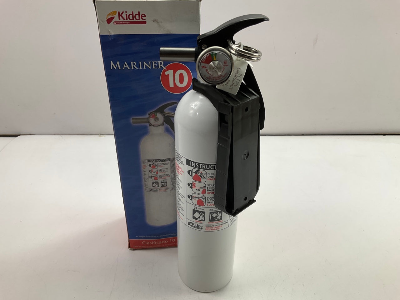 Kidde 466628MTLK 3 Lbs BC Mariner 10 Fire Extinguisher M10G W/ Metal Valve
