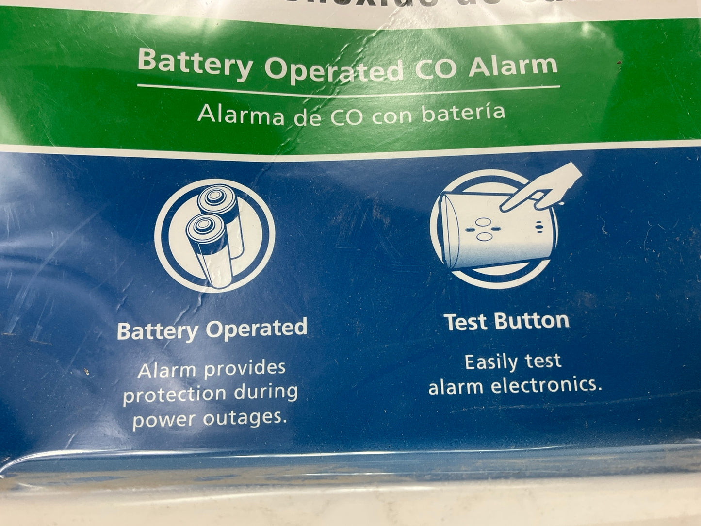 Kidde KN-COB-LP2 Carbon Monoxide Alarm Battery Operated - (OLD) BATTERIES AS IS