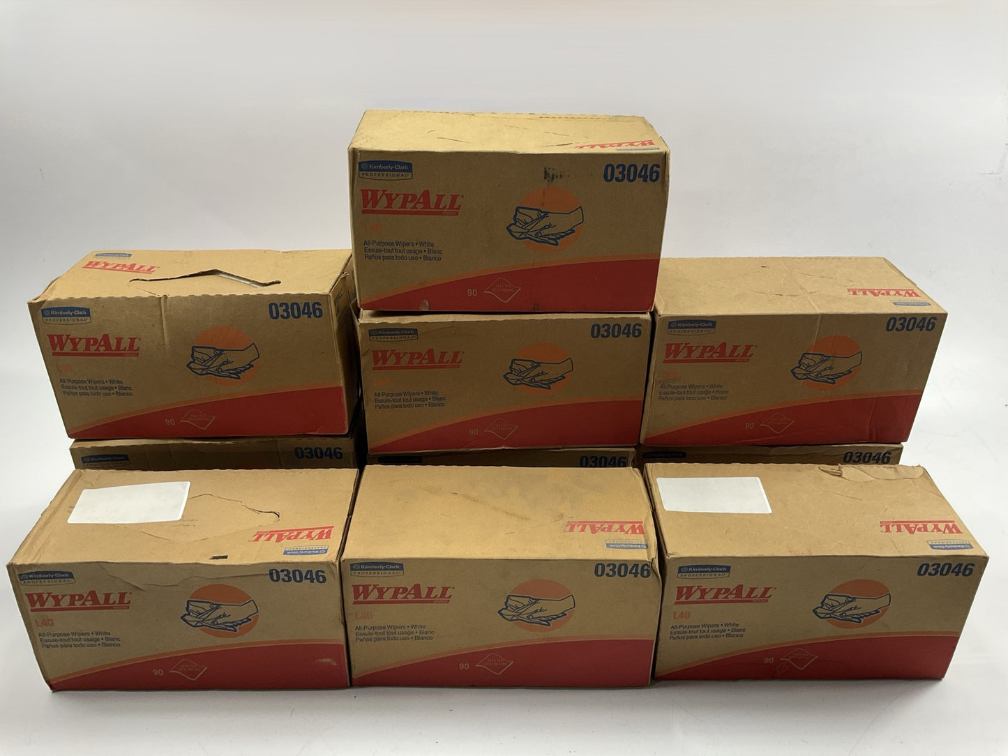 (10) Packs Kimberly 03046 Professional Extra Aborbant 11''x10'' Towels, 900 Total