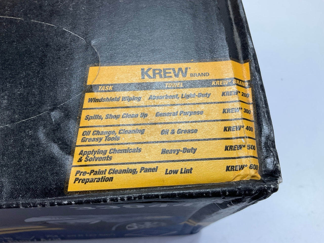 Krew 600 Low-Lint 1-Ply Heavy Duty Shop Towels (Box Of 180 Sheets) 12.1''x16.8''
