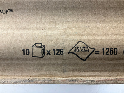 Kimberly 34790 White Wypall X60 Shop Towels Full Case, 10 Boxes