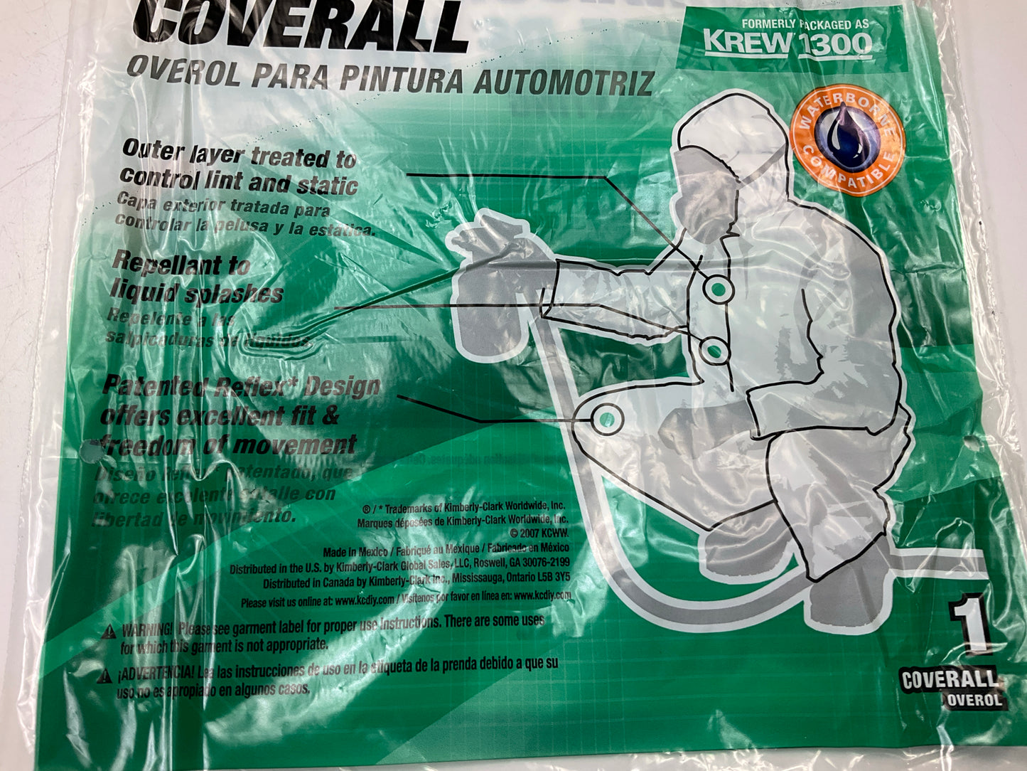 2 Pack Kleen Guard Automotive Painting Coverall, XXL 6'1'' TO 6'5'' - 200-250 LBS