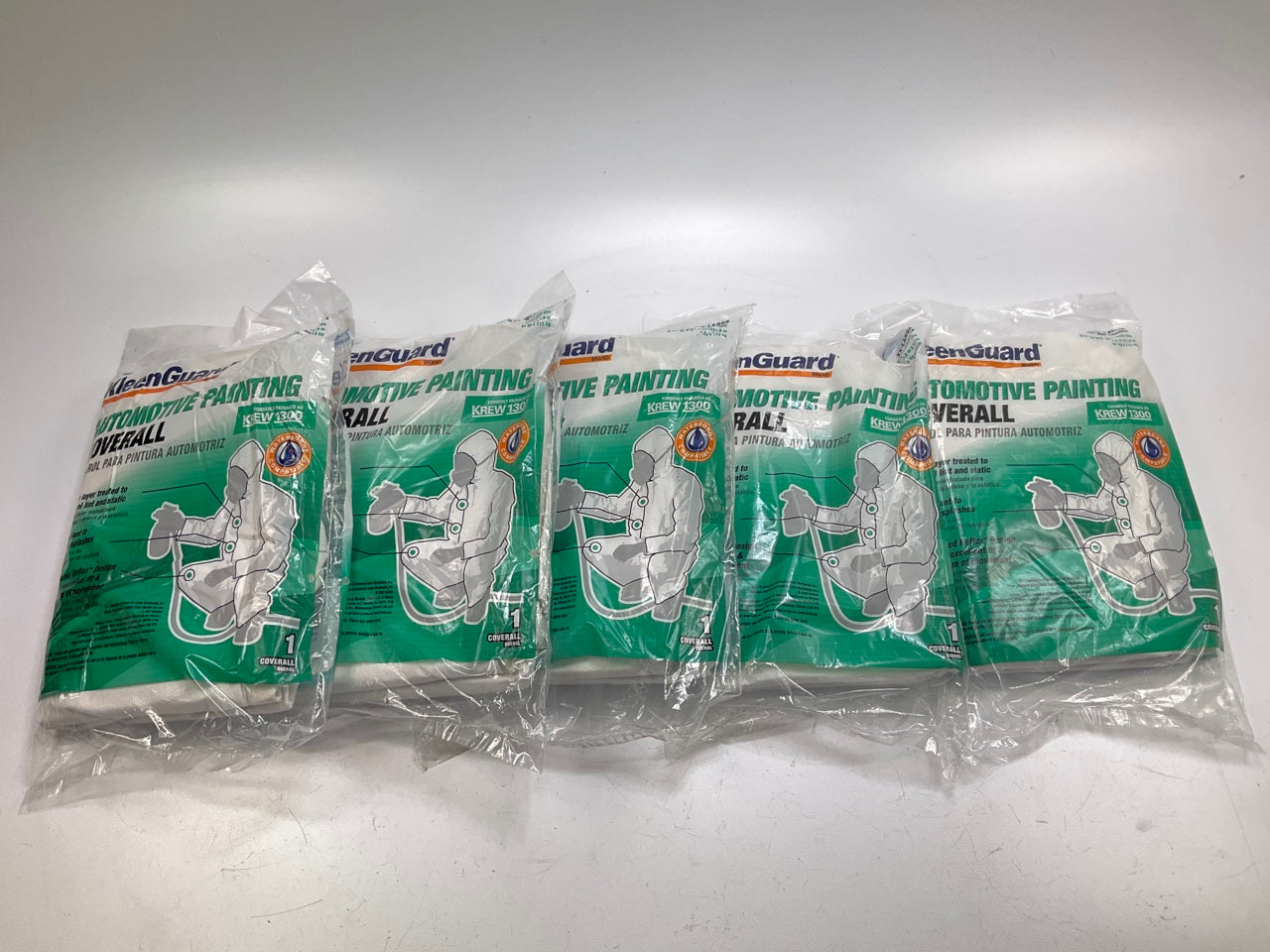 (5) Kleen Guard Automotive Painting Coverall, XXL 6'1'' TO 6'5'' - 200-250 LBS