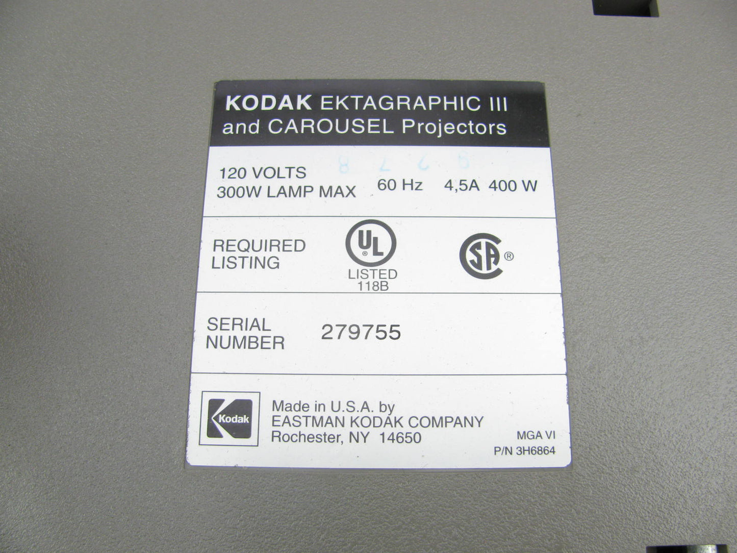 NEW IN BOX - Vintage Kodak Ektagraphic III Slide Projector  182-7591