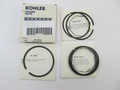 Kohler 4510806 Chrome Piston Ring Set STD - Kohler K341, M16