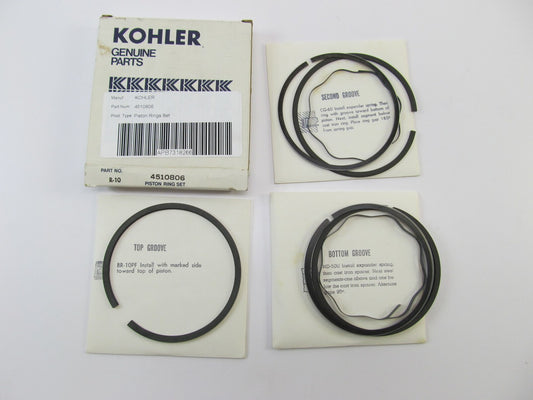 Kohler 4510806 Chrome Piston Ring Set STD - Kohler K341, M16