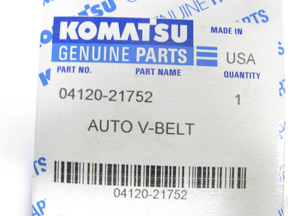 Geniune Komatsu 04120-21752 Accessory Drive Belt