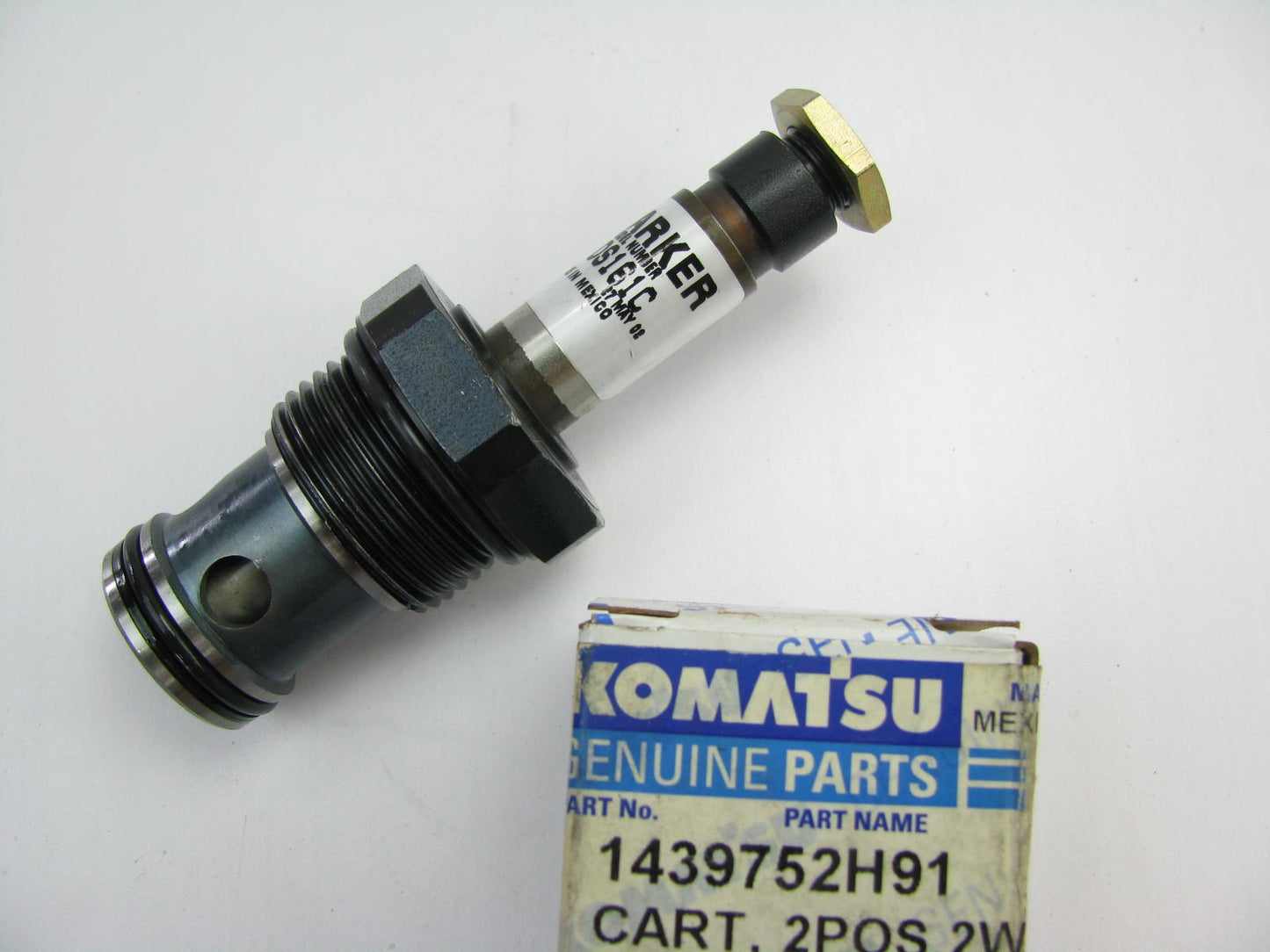 NEW - OEM Komatsu 1439752H91 Cartridge 2 Position 2 Way For GD650A-2CY GD750A-1