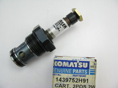NEW - OEM Komatsu 1439752H91 Cartridge 2 Position 2 Way For GD650A-2CY GD750A-1