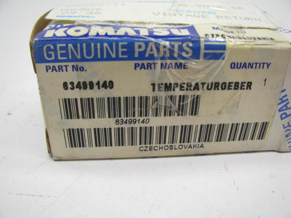 NEW - OEM Komatsu 63499140 Engine Coolant Temperature Sensor