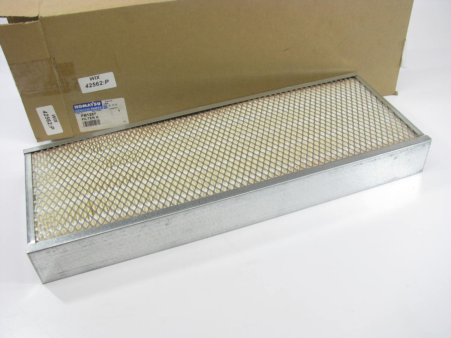 Komatsu PB1257 Cabin Air Filter Replaces PA11755 42562 LAF3407 AF711 AF1728