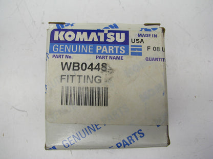 NEW - OEM WB0448 Hydraulic Tee Fitting For Komatsu