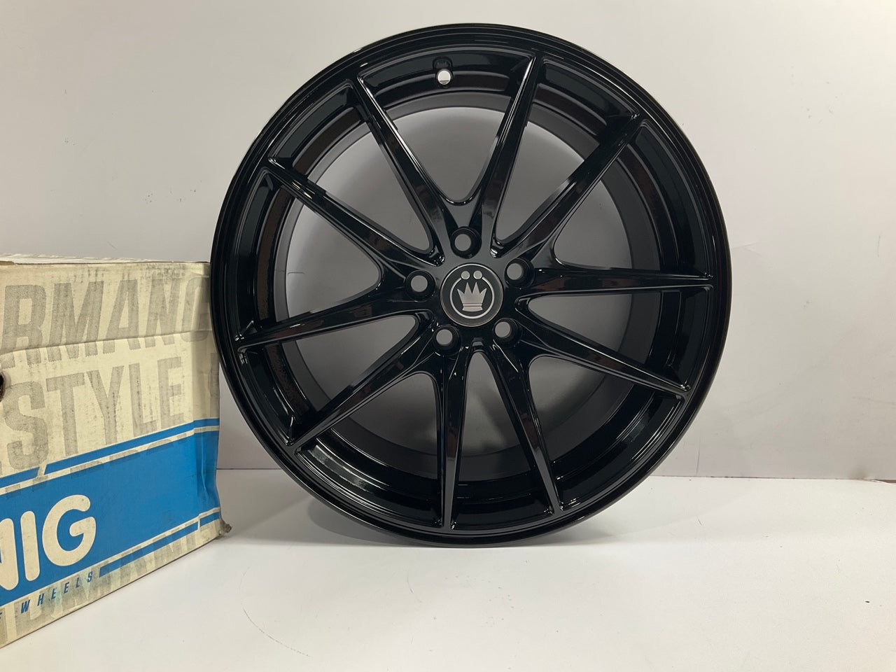 KONIG OS78510455 Oversteer Alloy Rim 17''x8'' 5X100 Offset 45mm Gloss Black Wheel