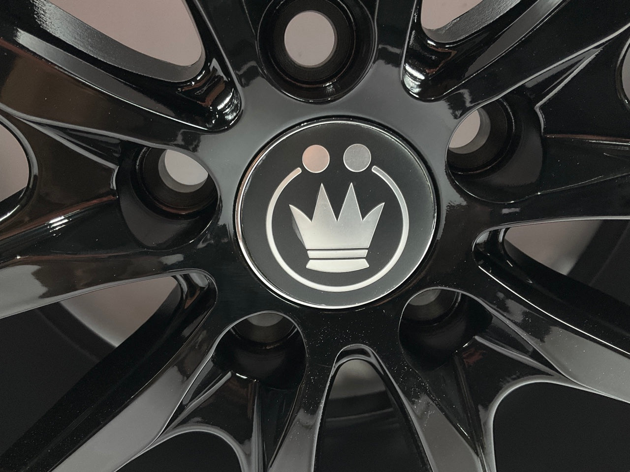 KONIG OS78510455 Oversteer Alloy Rim 17''x8'' 5X100 Offset 45mm Gloss Black Wheel