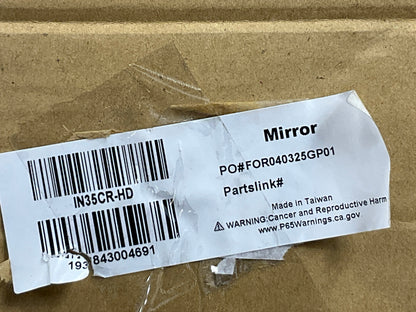Kool-vue IN35CR-HD Right Manual Mirror For 2013 International Harvester Durastar