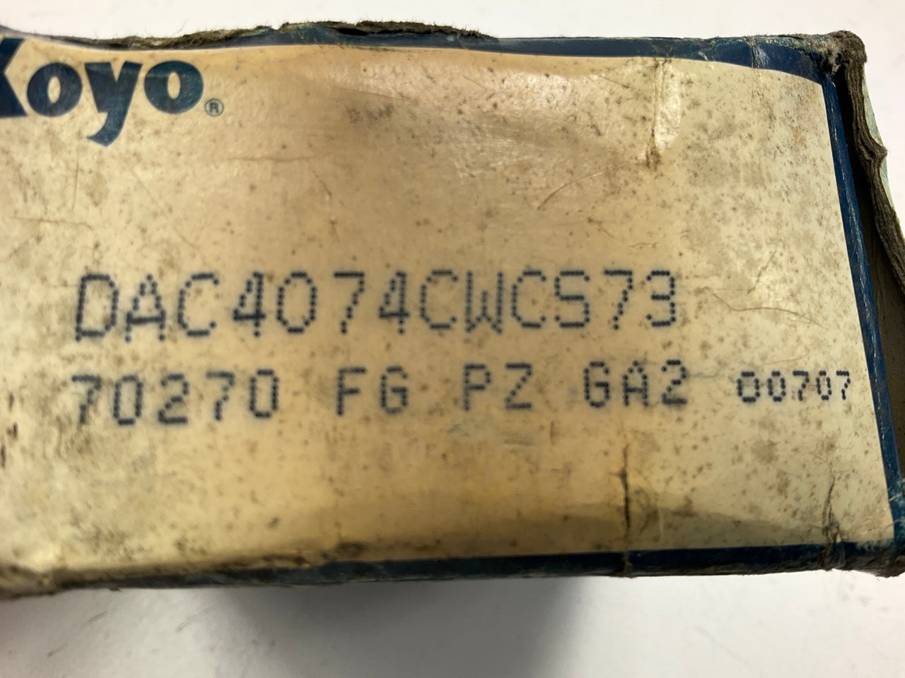 Koyo DAC4074CWCS73 Front Wheel Bearing