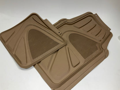 Kraco 240 4-Piece TAN Rubber Floor Mats, Universal, Truck & SUV & Car