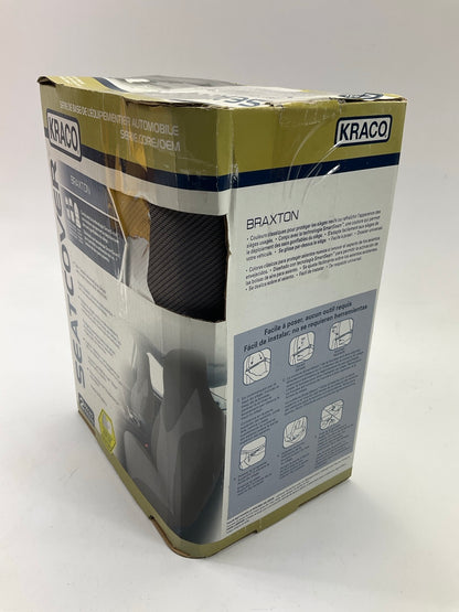 Kraco 5040620 Universal Braxton Bucket Seat Covers - 2 PACK