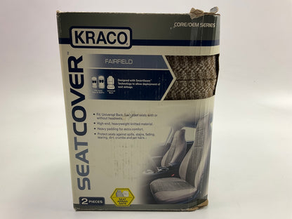Kraco (Fairfield) 5078475 Universal Bucket Seat Cover, Tan (Pair )