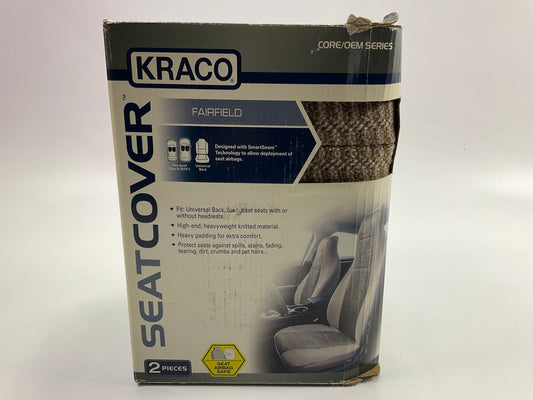 Kraco (Fairfield) 5078475 Universal Bucket Seat Cover, Tan (Pair )