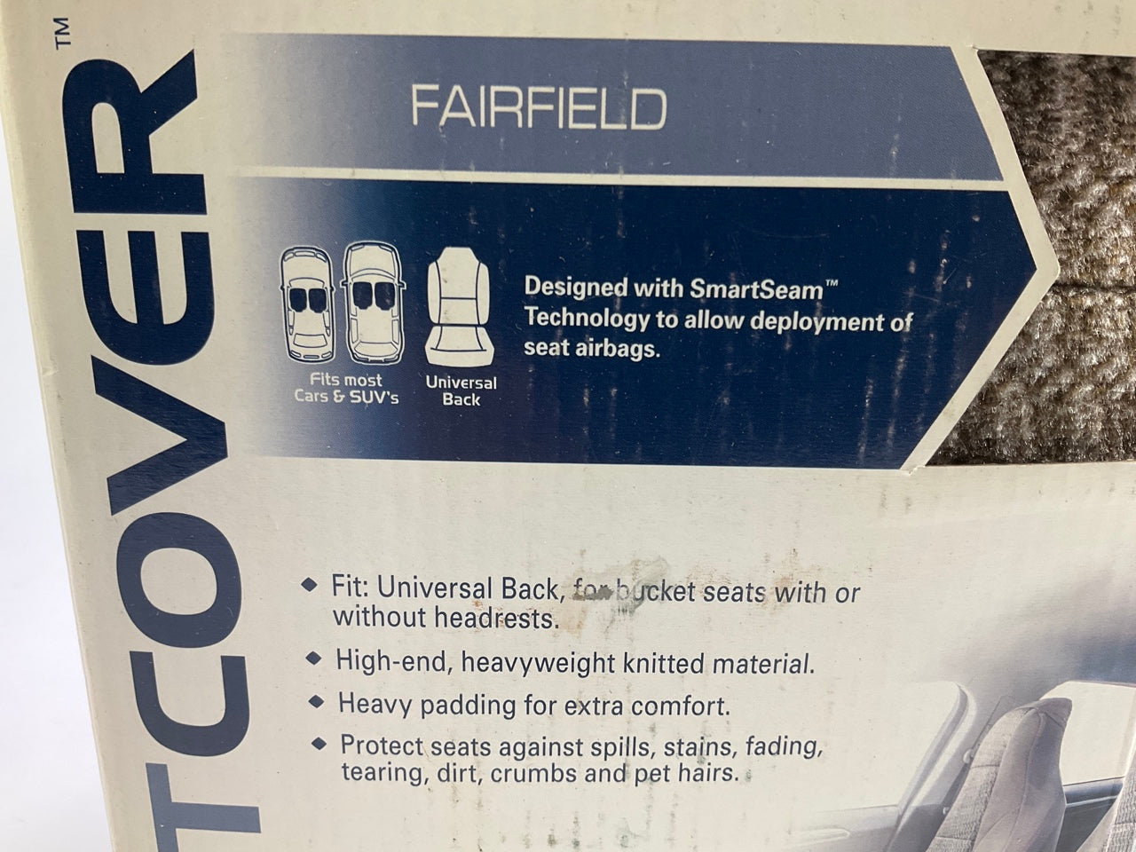 Kraco (Fairfield) 5078475 Universal Bucket Seat Cover, Tan (Pair )