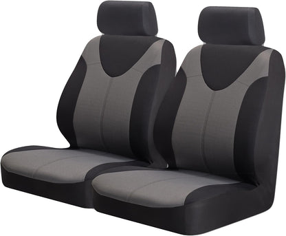 Kraco 5078761 Braxton Low Back Seat Cover, Black, Does 2 Seats