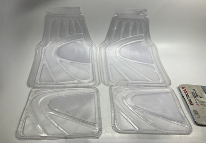 KRACO 5704  Slip-Resistant Clear Rubber Car Floor Mats - 4-Piece Set, UNIVERSAL