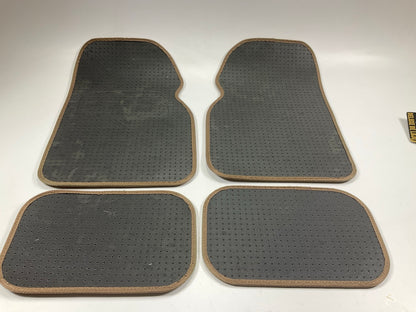 Kraco 700 TAN (beige) Universal 4-Piece Floor Mats Carpet Set With Heel Pad