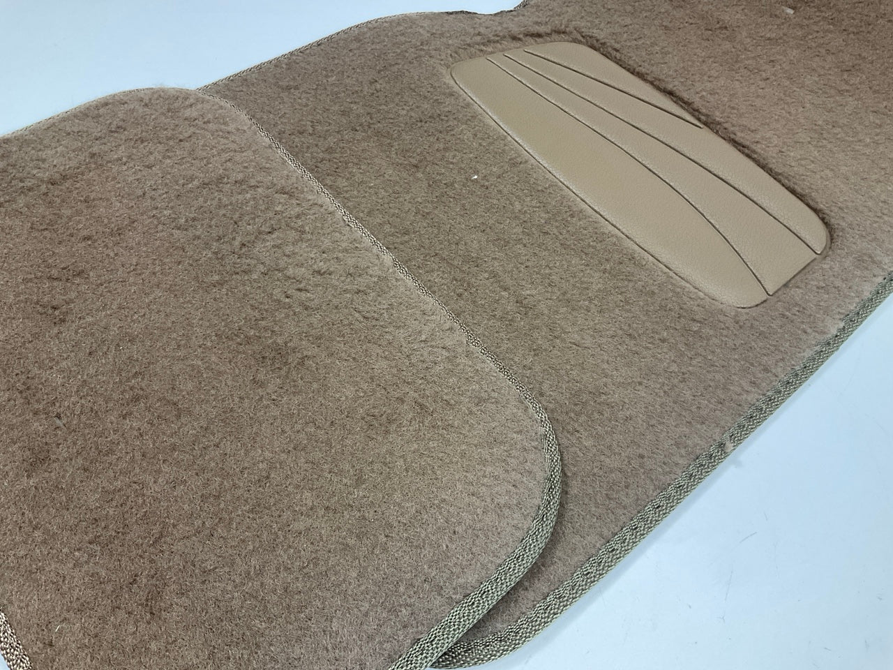 Kraco 700 TAN (beige) Universal 4-Piece Floor Mats Carpet Set With Heel Pad