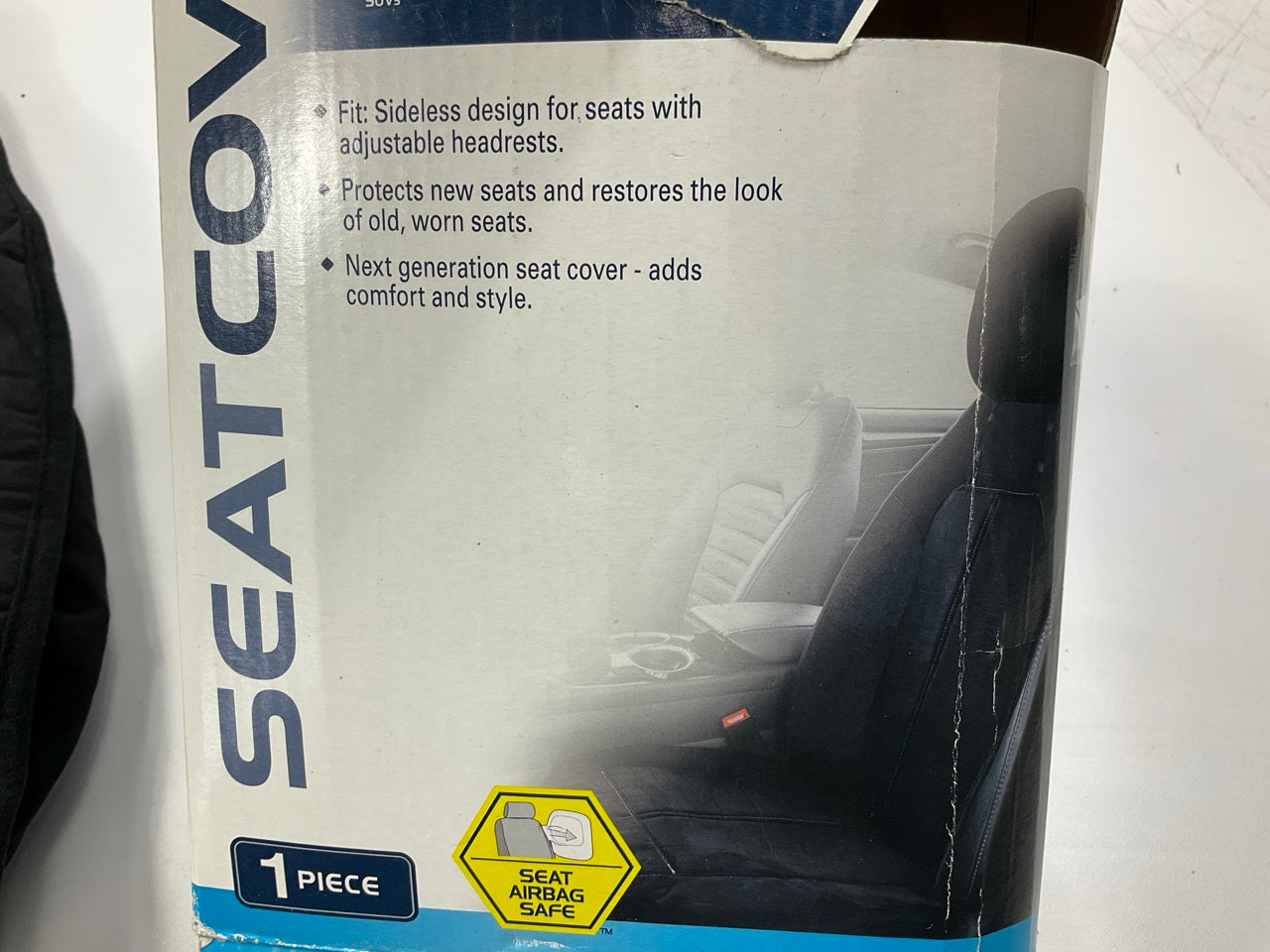 (2) Kraco 804216 Safety Fit Sideless Low Back Seat Cover