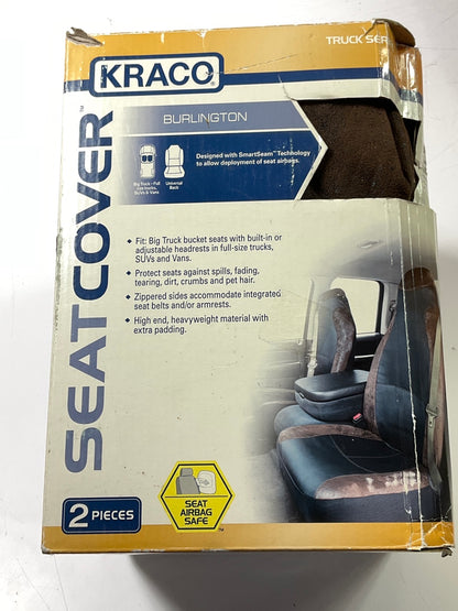 Kraco 804615 Burlington Full Size SUV, Truck, Van Universal Bucket Seat Covers