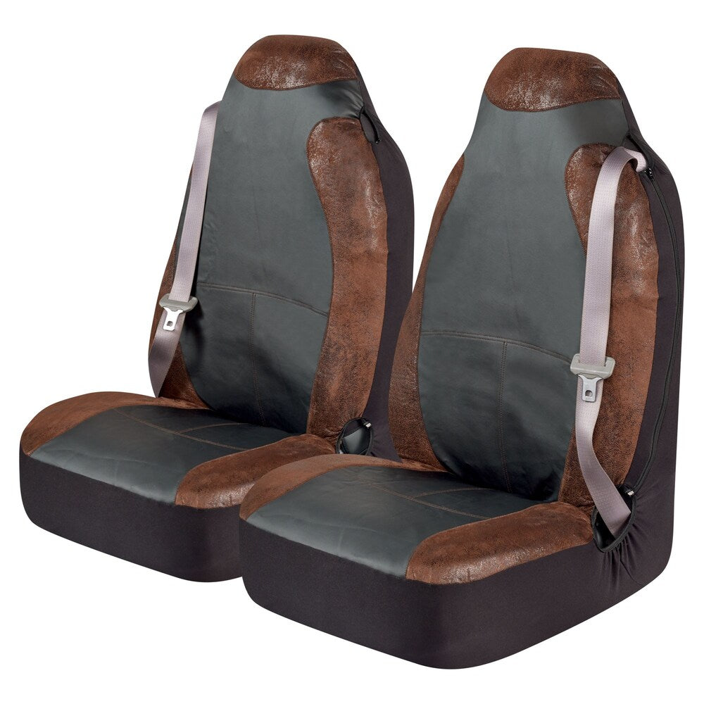 Kraco 804615 Burlington Full Size SUV, Truck, Van Universal Bucket Seat Covers