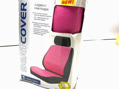 Kraco 805062 PINK Seat Cover For Low Back Bucket Seats With Adjustable Headrest