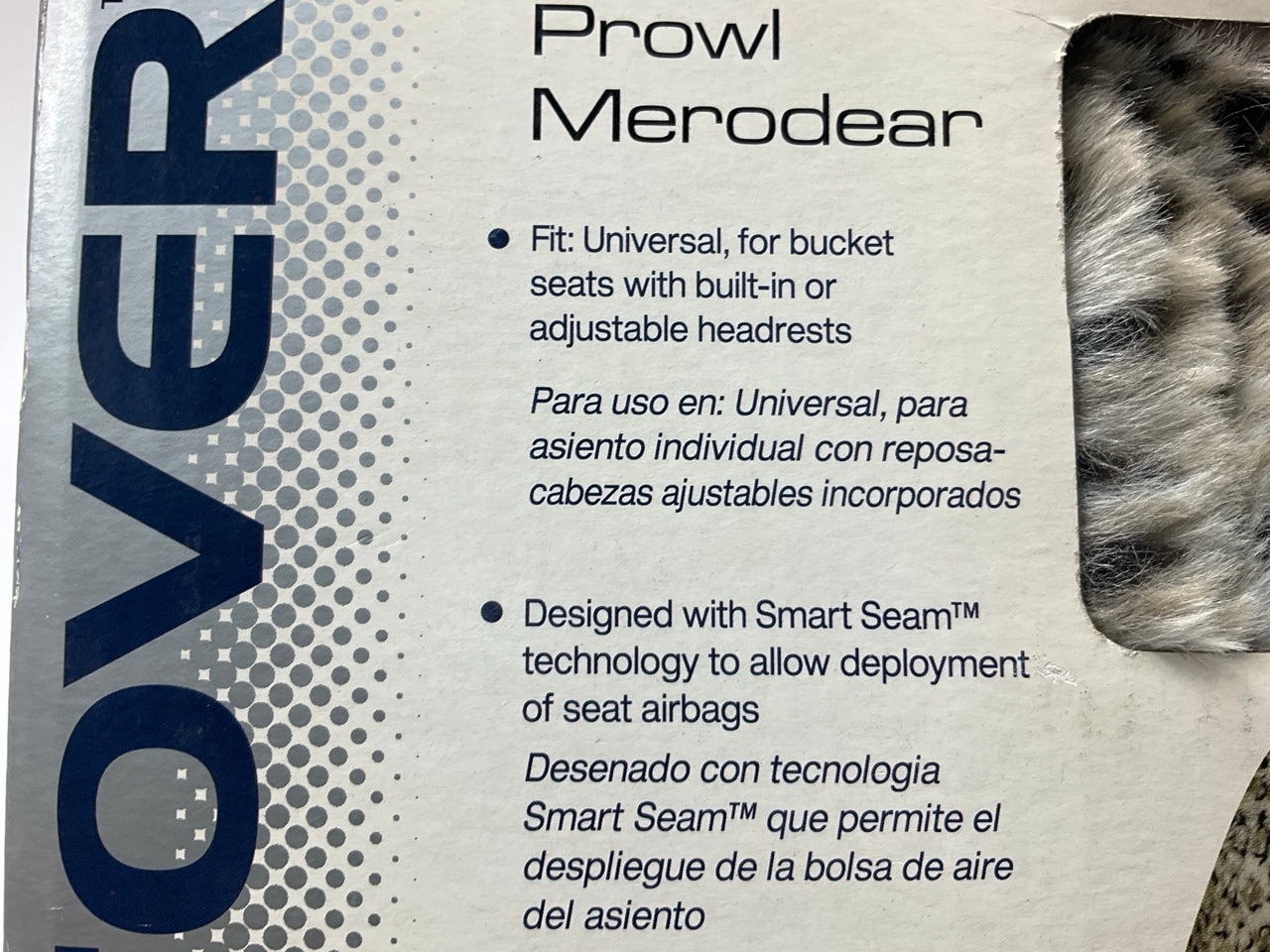 (2) Kraco 805066 Universal Bucket Seat Covers - Prowl Faux Fur