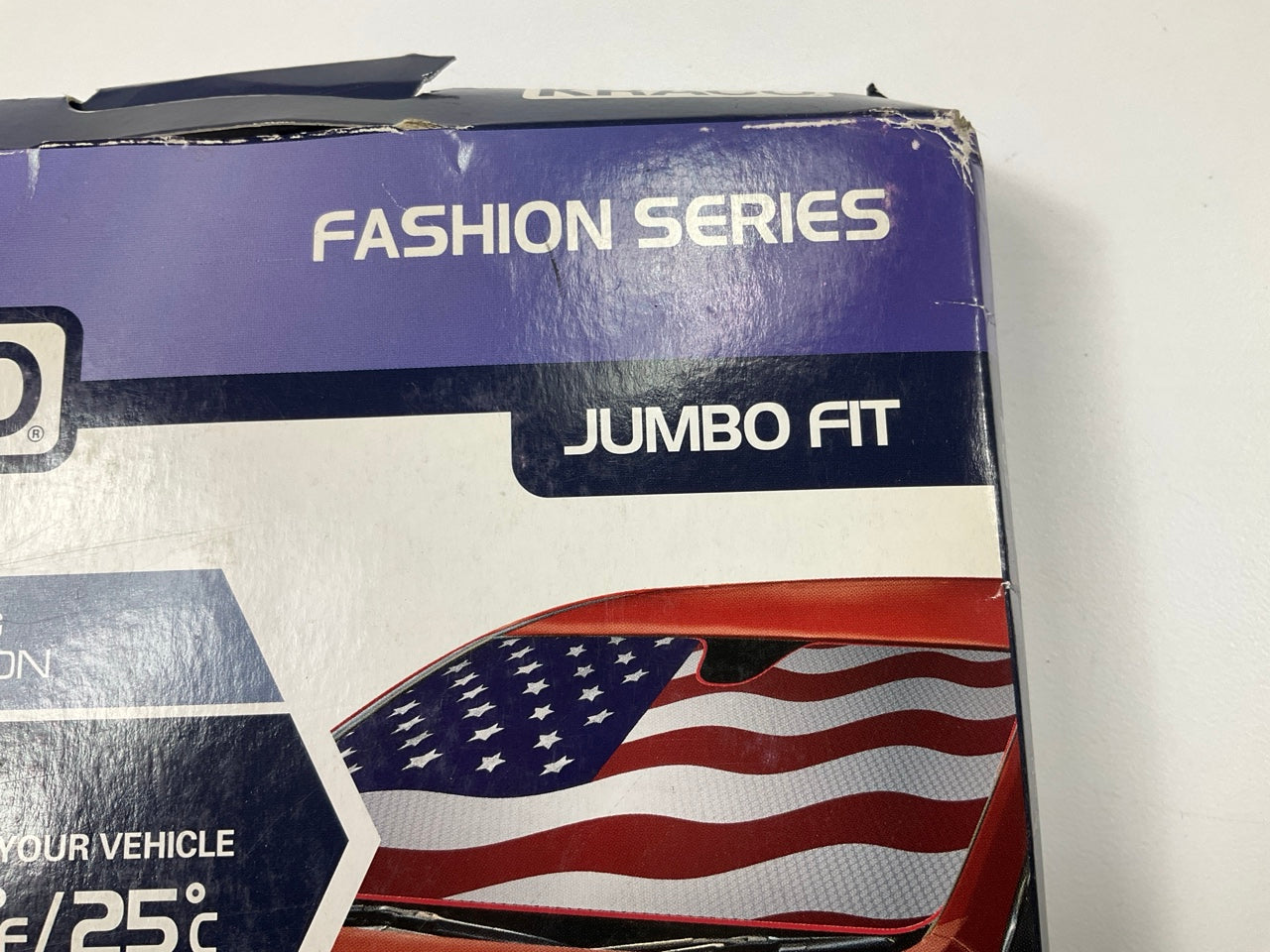 Kraco 805437 Windshield Sun Solar Sunshield Cover - USA Flag - Jumbo 67''x27''