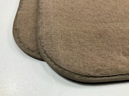 Kraco C1904A Universal 4-Piece TAN Floor Mat Carpet Set, 24.5''x14.5'' Front