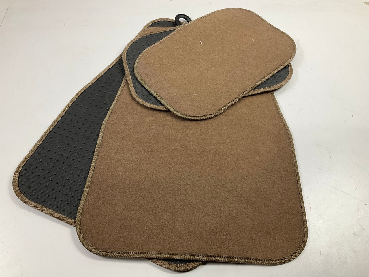 Kraco C624A77 4-piece Tan Universal Floor Mat Carpet Set, 24.5''x16.75'' Front