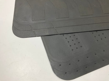 Kraco PR504B 4-piece Universal Rubber Floor Mat Kit: 26''x17.75'' Front 16x12 Rear