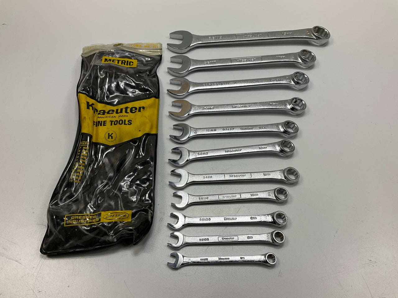 15MM NO BRAND, 13MM GAMBLES - 11 Piece Metric Combination Wrench Set