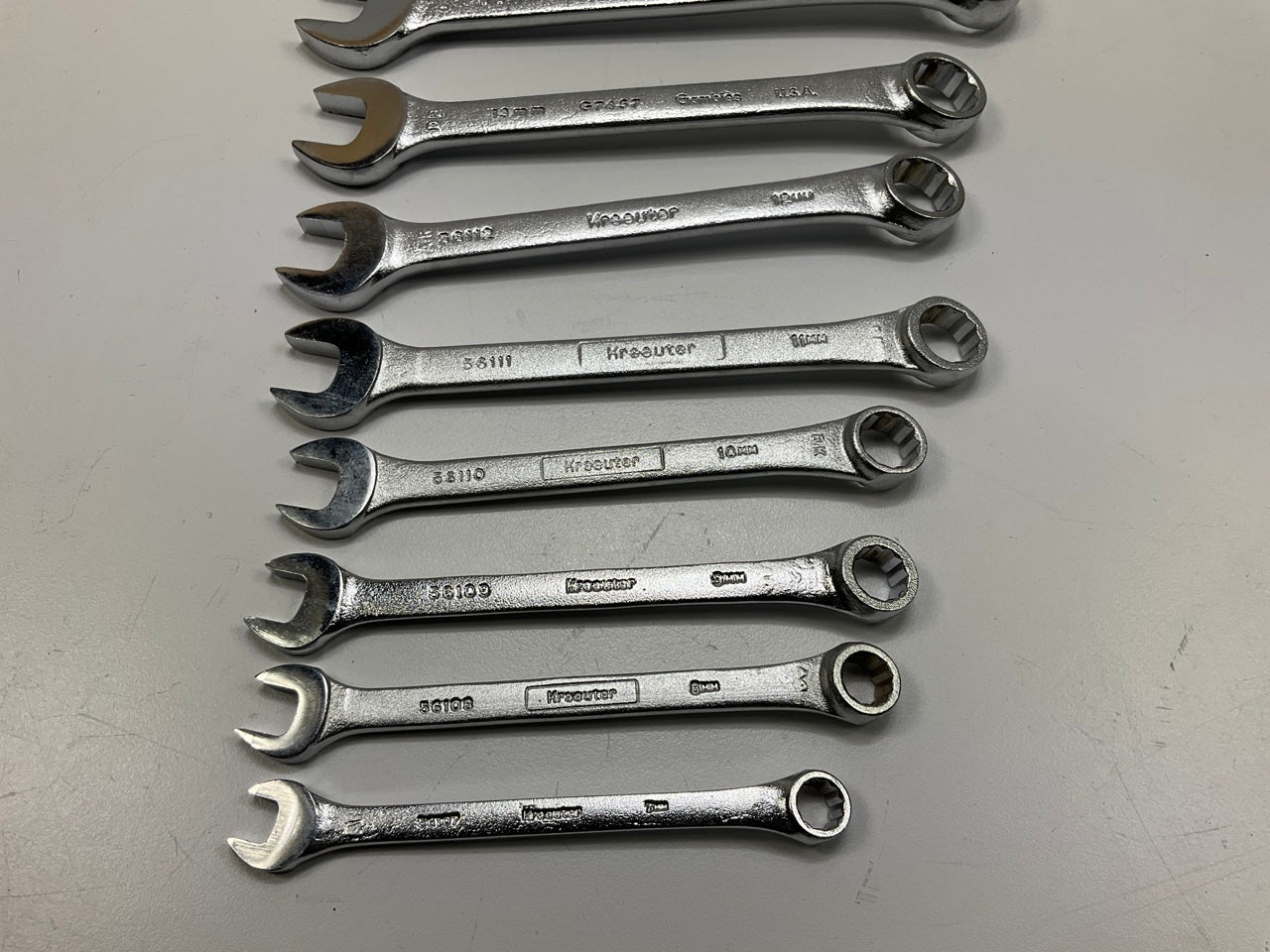 15MM NO BRAND, 13MM GAMBLES - 11 Piece Metric Combination Wrench Set