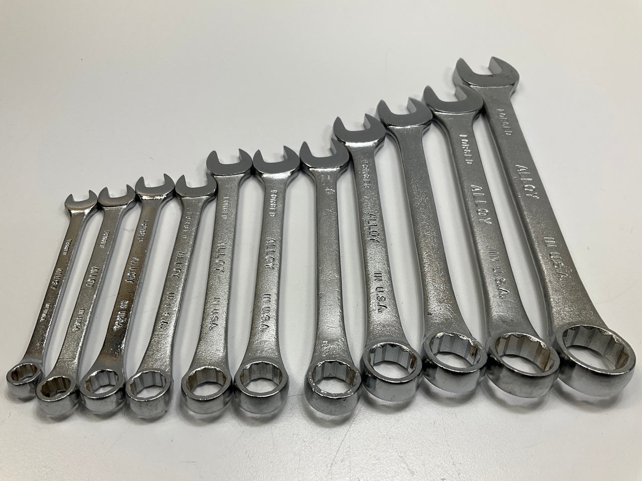 15MM NO BRAND, 13MM GAMBLES - 11 Piece Metric Combination Wrench Set