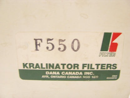 Kralinator F550 Fuel Filter Replaces C1106PL 33273 P4804 L93FP P552473