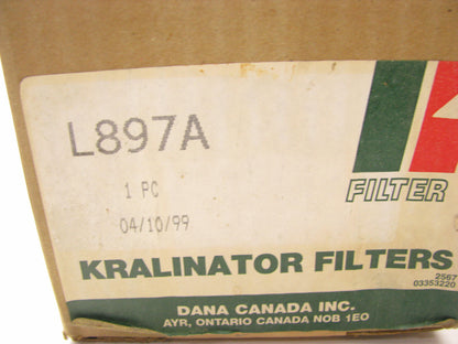 Kralinator L897A Transmission Oil Filter Replaces P550613 P998 LF613
